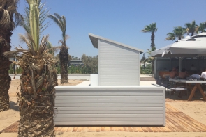 Ahşap Pavillon, Ahşap Bar, Pişirme Alanı, Havlu Desk Yürüme Yolu