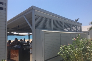 Ahşap Pavillon, Ahşap Bar, Pişirme Alanı, Havlu Desk Yürüme Yolu