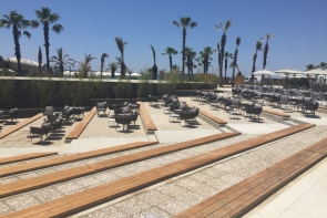 Ahşap Pavillon, Ahşap Bar, Pişirme Alanı, Havlu Desk Yürüme Yolu