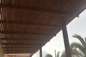 Ahşap Pergola Oda ve Merdiven