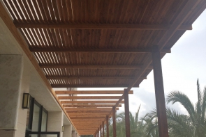 Ahşap Pergola Oda ve Merdiven