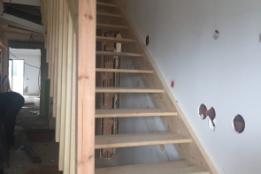 Ahşap Pergola Oda ve Merdiven