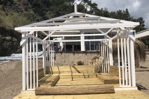 Amara Dolce Vita Luxury Ahşap Cabana Uygulaması