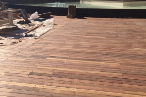 Cabana, Yürüme Yolu, Ahşap Zemin Kaplama İroco Deck Döşeme Çalışması
