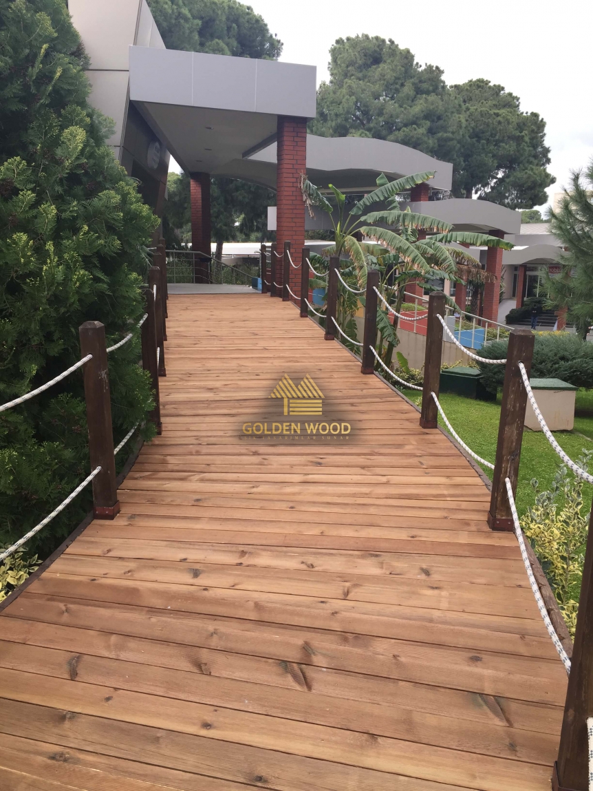 maritim pine beach hotel ahşap zemin kaplama Çalışması
