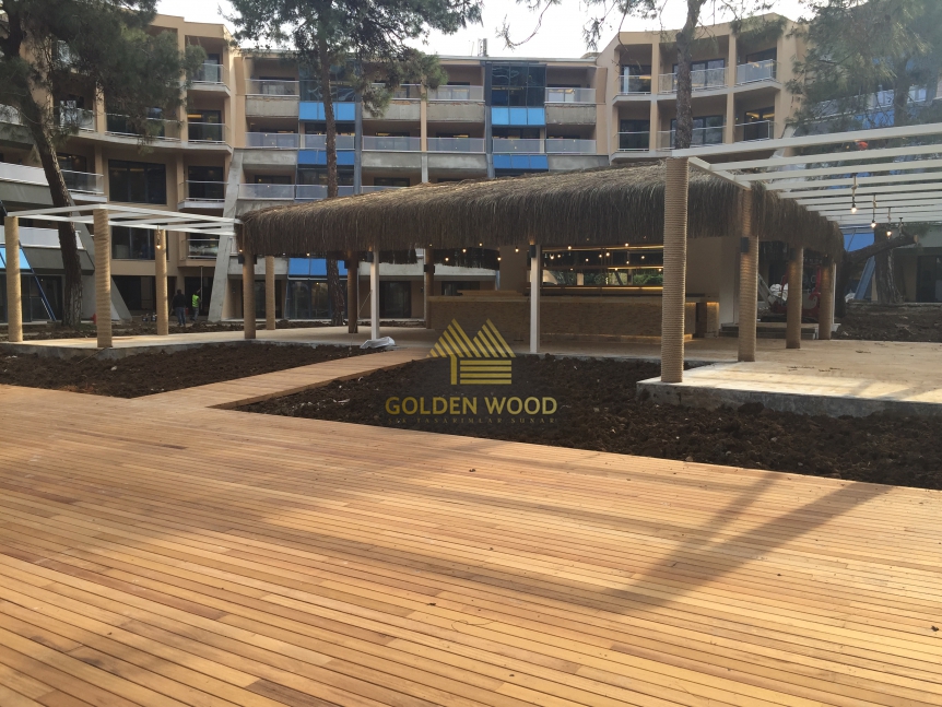 RİXOS SUNGATE Ahşap Restaurant, Bar, İroco Zemin, Pergole, Sneak Restorant